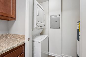 Washer and dryer included